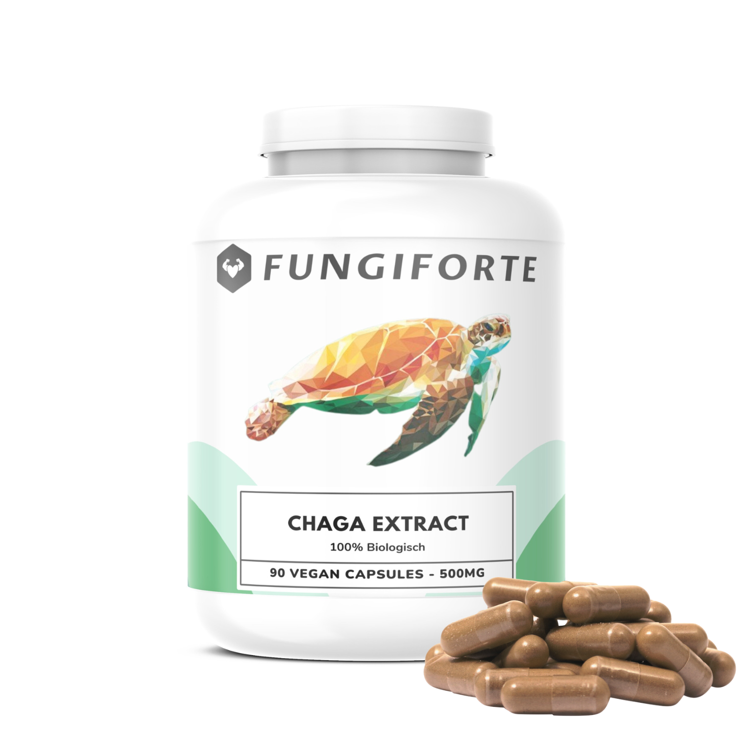 Chaga Extrakt 500mg (Bio) - 90 Stück
