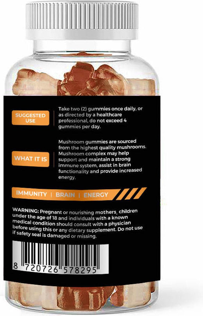 Pilz-Gummis 10-in-1 Mischung 1250mg - 60 Stück