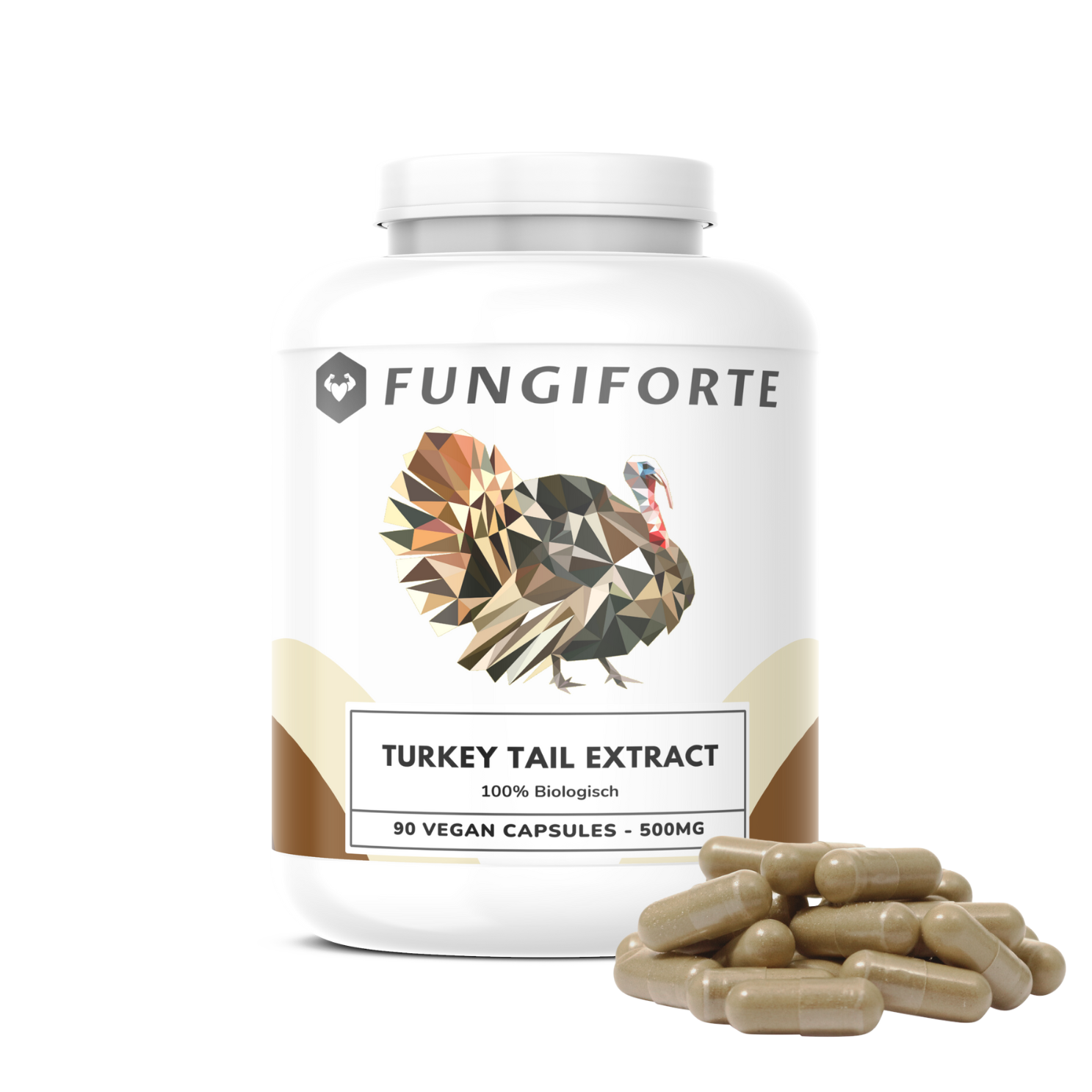 Queue de Dinde Extrait 500mg (bio) - 90 pièces