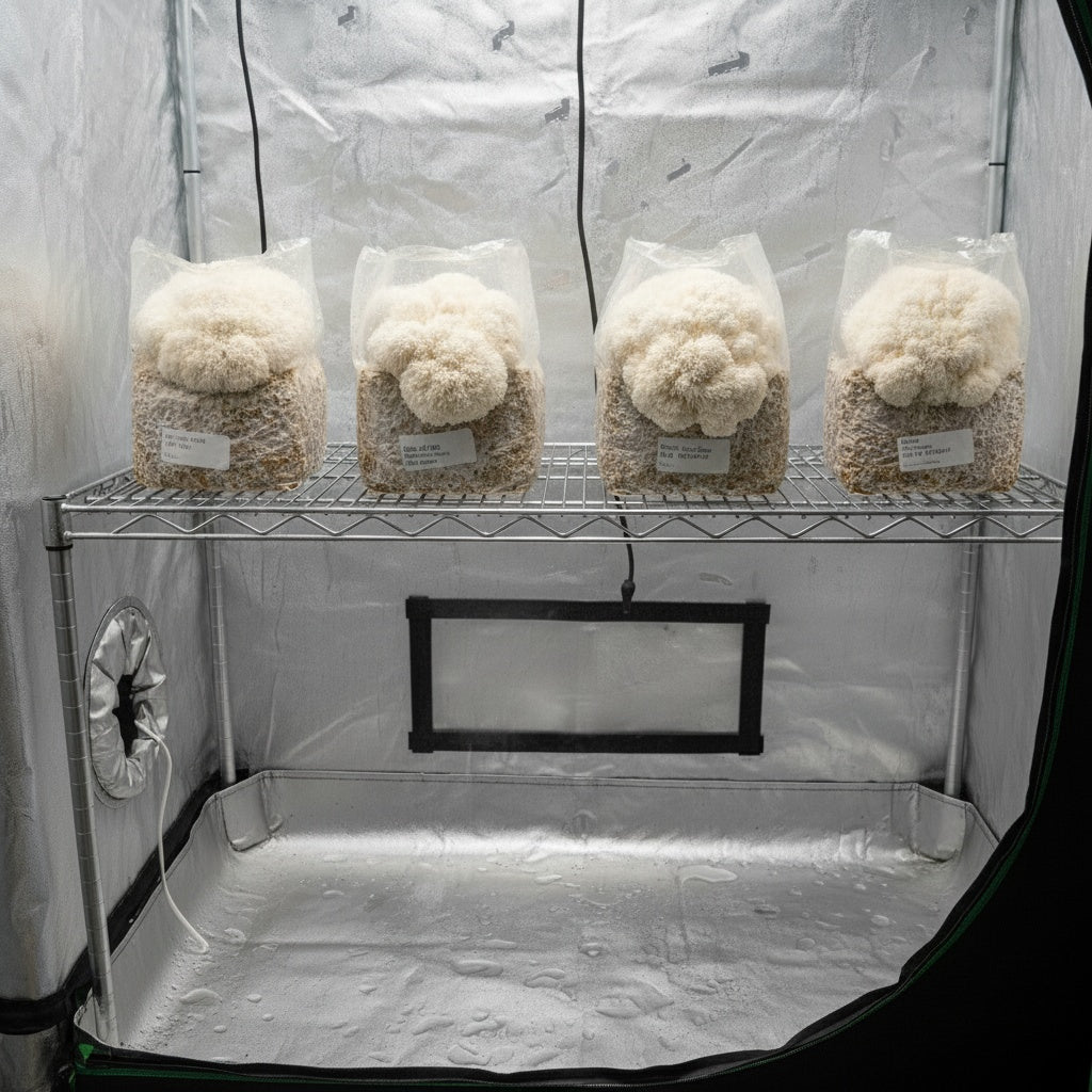 Fruitingsomstandigheden creëren voor Lion's Mane