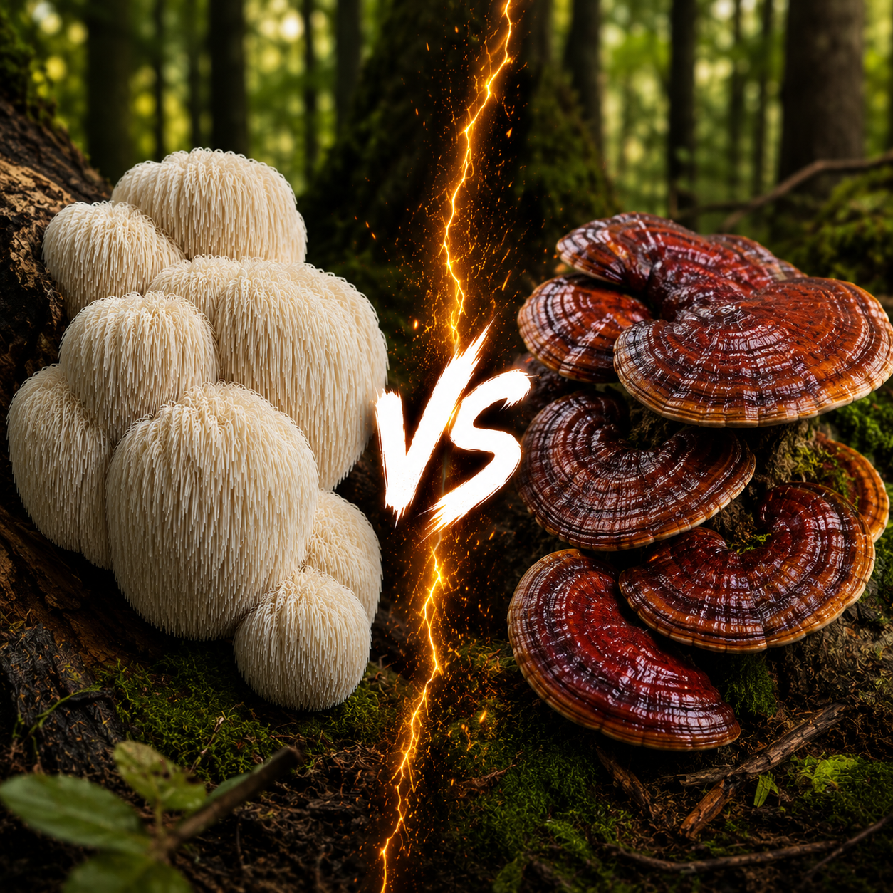 Lion's Mane vs Reishi: de ultieme vergelijking