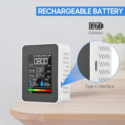 5-in-1 air quality meter