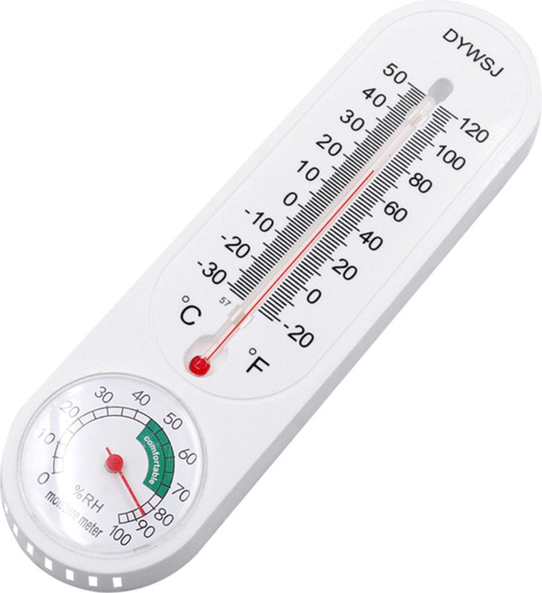 Hygrometer/thermometer with probe