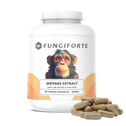 Extrait de Shiitake 500mg (bio) - 90 pièces